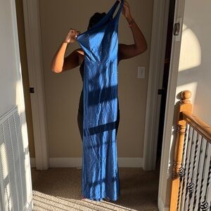 Elegant Blue Evening Dress